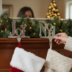 Klikel Festive Stocking Holders - Joy & Noel